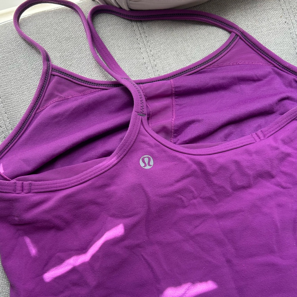 Purple Flow Y Top